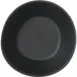 Carlisle 5311038 Ridge Bullion Bowl, 4" (8‑9 oz) Black Melamine, Stain‑Resistant, Dishwasher Safe 1 image