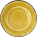 Carlisle 5400213 Mingle™ Salad Plate, 9" Amber Melamine, Yellow Swirl, Dishwasher Safe, Rim, NSF 2 image