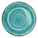Carlisle 5400215 - Mingle™ 9" Round Plate, Blues, Rim, Melamine, Dishwasher Safe, BPA Free, NSF 2 image