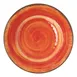 Carlisle 5400252 Mingle™ Salad Plate, 9" Orange Swirl Round, Melamine, BPA‑Free, NSF Certified 2 image