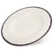 Carlisle 5400253 Mingle™ Salad Plate, 9" Round Beige Melamine, Cream, Dishwasher Safe, BPA‑Free 1 image