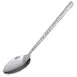 Carlisle 60205 Terra™ Solid Serving Spoon, 10"L, Stainless Steel, Hammered Mirror Finish 1 image