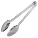 Carlisle 60211 Terra Serving Tongs, 12"L, Stainless Steel, Hammered Mirror Finish 1 image