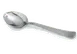 Carlisle 609001 Aria Serving Spoon, 12"L, Solid Handle, 18/8 Stainless Steel, Mirror-Polish Finish 1 image