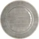 Carlisle 6400118 - Grove Plastic Dinner Plate, 11" Round, Wide Rim, Melamine Gray, NSF Certified 2 image