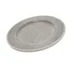 Carlisle 6400118 - Grove Plastic Dinner Plate, 11" Round, Wide Rim, Melamine Gray, NSF Certified 1 image