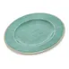 Carlisle 6400215 - Grove Salad Plate, 9" Round Melamine, Aqua Blue, Wide Rim, Resistant to 212°F 1 image