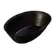 Carlisle 650403 - 9" Oval Basket, Black Polypropylene, Stackable, Dishwasher Safe, NSF, USA 1 image