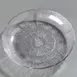 Carlisle 690707 Petal Mist Soup/Salad Plate, 24 oz (0.75 qt), 8" Clear Polycarbonate, Scalloped Edge 1 image