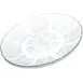 Carlisle 695407 - 7½" Round Clear Polycarbonate Plate, NSF Certified, Made in USA 1 image