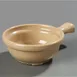 Carlisle 700619 Handled Soup Bowl, 8 oz 4‑5/8" Beige SAN, Footed Stackable, Dishwasher‑Safe, BPA‑Free 1 image