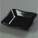 Carlisle 793403 Deliware® Platter Inset Dish, 5½" Square, 8.5 oz, Black Melamine, Dishwasher Safe 1 image