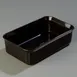 Carlisle 811003 Deliware Crock, 5 lb., 10"L x 6"W Rectangular, Dishwasher Safe Polypropylene Black 1 image