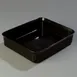 Carlisle 811203 Deliware Crock, 4 Qt, 12" x 10", Rectangular, Polypropylene, Black 1 image