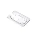 Carlisle 84013 Araven GN 1/9 Notched Contact Lid, Polycarbonate Clear, Dishwasher Safe 1 image