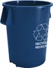 Carlisle 841044REC14 Plastic Recycling Receptacle / Container 1 image