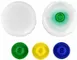 Carlisle 8573NL San Jamar EZ-Kleen® Large Clear/White Standard Top Squeeze Bottle Cap - 1/Pack 1 image