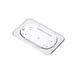 Carlisle 94013 Araven Contact Lid, GN 1/9, Polycarbonate Clear, Dishwasher Safe - HACCP Compliant 1 image