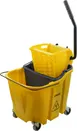 Carlisle 9690404 OmniFit™ Mop Bucket Combo with Side‑Press Wringer, 35 qt Capacity, Yellow Finish 1 image