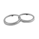 Carlisle C24XC San Jamar Euro EZ-Fit Rings for C2410C Metal Finish - 1/Pack 1 image