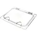 Carlisle CM10240Z07 Coldmaster EZ Access Lid, 1/2 Size, Polycarbonate, Hinged Notch, Peg Hole/Handle 1 image