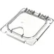 Carlisle CM10318Z07 Coldmaster Access Lid, 1/6 Size, Polycarbonate, Clear, Hinged, Peg Hole & Handle 1 image