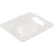 Carlisle CM112807 Food Pan Lid, 1/6-size, Clear Acrylic, Molded Handle, Dishwasher Safe 1 image