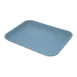 Carlisle CT101459 Rectangular Cafeteria Tray, 13-7/8"L x 10-3/4"W x 4/5"H, Polypropylene, Slate Blue 1 image