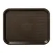 Carlisle CT101469 Tray Rectangular 13-7/8" x 10-3/4" x 4/5" Polypropylene Chocolate Dry/Stack Lugs 2 image