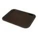 Carlisle CT101469 Tray Rectangular 13-7/8" x 10-3/4" x 4/5" Polypropylene Chocolate Dry/Stack Lugs 1 image
