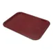 Carlisle CT121661 Cafeteria Tray, 16-5/16"L x 12"W x 11/16"H, Rectangular, Polypropylene, Burgundy 1 image