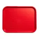 Carlisle CT141805 Red Rectangular Cafeteria Tray, 17-7/8"L x 14"W x 15/16"H, Polypropylene 2 image