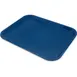 Carlisle CT141814 Cafeteria Tray – 17-7/8"L x 14"W x 15/16"H, Rectangular Blue Polypropylene Lugs 1 image