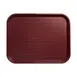 Carlisle CT141861 Cafeteria Tray, 17-7/8"L x 14"W x 15/16"H, Rectangular, Polypropylene, Burgundy 2 image