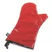 Carlisle EZK17 San Jamar EZ-Kleen Oven Mitt, 17", Poly-Cotton, Red, Non-Stick Coating 1 image