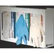Carlisle G0804 Disposable Glove Dispenser - Steel White, 16" L x 4" W x 10" H, 3-Box Capacity 1 image