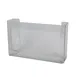 Carlisle G0805 Disposable Glove Dispenser, Clear Plastic, 16" L x 4" W x 10-1/4" H, 3-Box Capacity 1 image