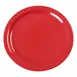 Carlisle KL20005 - Kingline™ Plastic Dinner Plate, 9" Diameter, Narrow Rim, Red, Safe to 212°F 1 image
