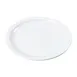 Carlisle KL20102 Kingline™ Sandwich Plate, 7-1/4" Round White Melamine, BPA Free, NSF Certified 1 image