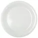 Carlisle KL20402 Kingline™ Pie Plate, 6.5" Round Narrow Rim, Melamine White, Dishwasher‑Safe 1 image