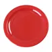 Carlisle KL20405 Kingline™ Pie Plate, 6½" Round Red Melamine, Narrow Rim, NSF Certified, BPA‑Free 1 image