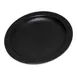 Carlisle PCD20603 - 6.5" Black Polycarbonate Plate, Narrow Rim, Dishwasher Safe, NSF Certified 1 image