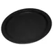Carlisle PCD20903 - 9" Black Polycarbonate Plate, Narrow Rim, Dishwasher Safe, NSF, -40°F to 212°F 1 image