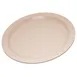 Carlisle PCD21025 - 10" Tan Polycarbonate Plate, Narrow Rim, Dishwasher Safe, Certified - 1/Each 1 image