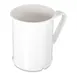 Carlisle PCD79602 - 9.6 oz White Polycarbonate Mug, Dishwasher Safe, -40°F to 212°F, NSF Certified 1 image