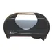 Carlisle R3670BKSS - Double Roll Toilet Tissue Dispenser, 12-7/8" W, Black Plastic Finish - 1/Case 1 image