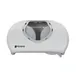 Carlisle R3670WHCL - Versatwin Roll Dispenser, 12‑7/8" W x 5‑7/8" D x 7‑3/4" H, Plastic, White/Clear 1 image