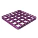 Carlisle RE25C89 OptiClean Divided Glass Rack Extender, Full-Size, 25 Compartments (3-1/2" x 3-1/2"), Lavender, Double-Wall Polypropylene, Textured Finish 1 image
