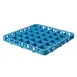 Carlisle RE3614 OptiClean Divided Glass Rack Extender, Full-Size, 36 (2-15/16" x 2-15/16") Compartments, Blue, Double-Wall Polypropylene, Textured Finish, NSF 1 image