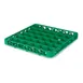 Carlisle RE36C09 OptiClean Divided Glass Rack Extender, Full-Size 36 Compartments (3-1/2" x 3-1/2"), Green, Double-Wall Reinforced Polypropylene, Textured Finish, Positive Stacking, Four-Way Tracking 1 image